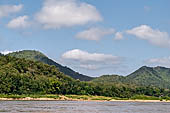 Laos. Along the stretch of the Mekong that leads north from Luang Prabang to the PakOu caves.